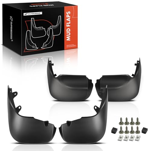 A-Premium مجموعة A-Premium من 4 قطع واقيات الطين مع الأجهزة متوافقة مع لاند روفر L494 رينج روفر سبورت، 2014-2022، SUV، أمامية وخلفية (جانب السائق والراكب) - Image 1