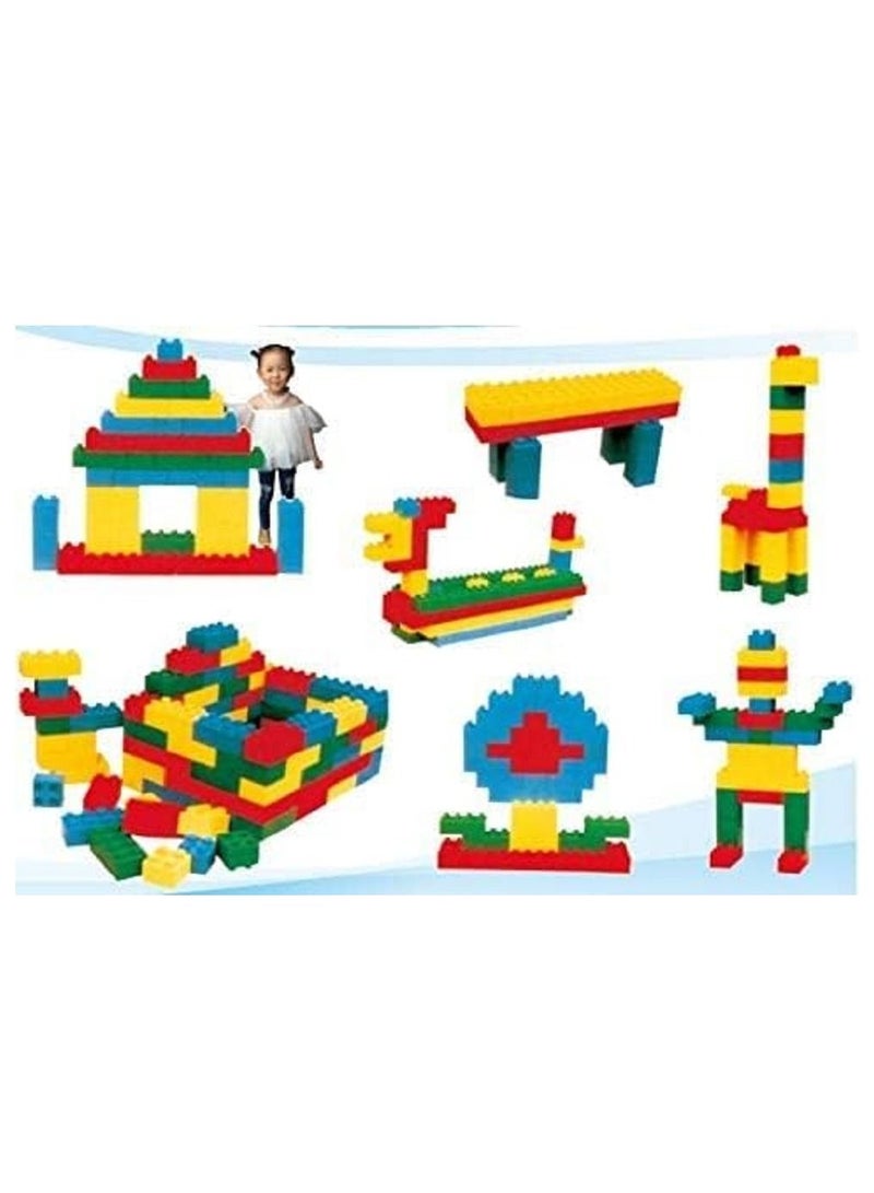 RBWTOYS ألعاب RBW 42 قطعة كتل بناء ثمانية الأضلاع لتنسيق الحدائق للأطفال | كتل ألغاز بلاستيكية كبيرة جدًا للأطفال قلعة جنة مشاغبة مسار كارت سياج, UMR1RW16642 - Image 2