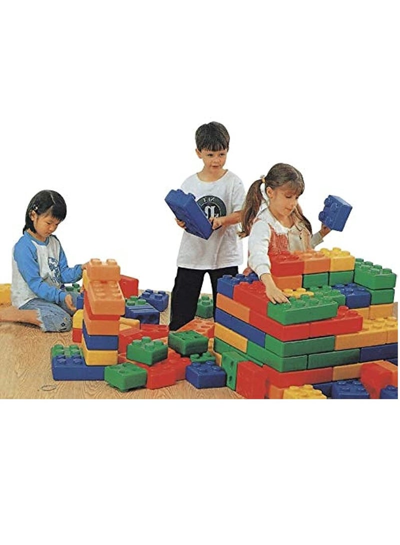 RBWTOYS ألعاب RBW 42 قطعة كتل بناء ثمانية الأضلاع لتنسيق الحدائق للأطفال | كتل ألغاز بلاستيكية كبيرة جدًا للأطفال قلعة جنة مشاغبة مسار كارت سياج, UMR1RW16642 - Image 3