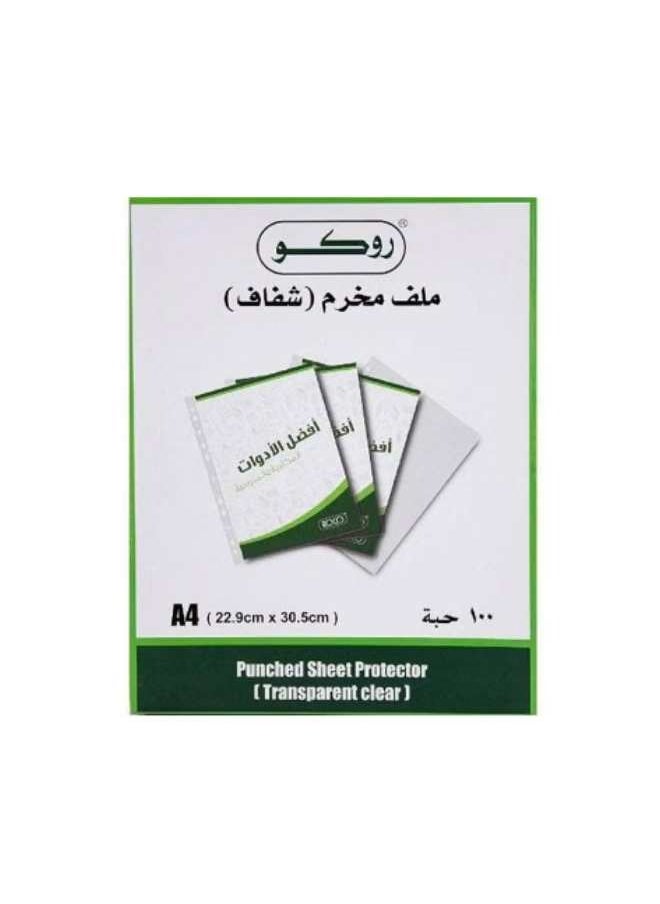 ROCO A4 Topload Opening File Pocket Clear  - Image 2