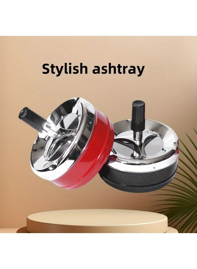 Black Ashtray For Home Decor And Promotional Hotel Gifts - Image 1