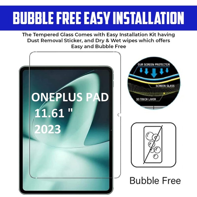 SPCORE Tempered Glass Screen Protector Guard For Oneplus Pad 11.61 Inch Smartphone [Pack Of 1] - Image 3