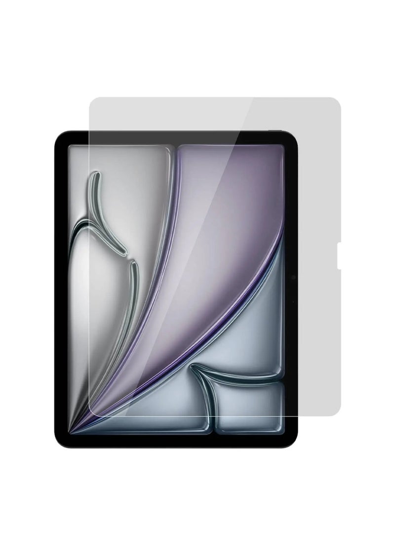 LEVELO High Silicone Aluminum Glass HD Screen Protector For iPad Air 13 Inch 2024 / Anti Fingerprint / Touch Sensitivity / Scratch Resistance / Hydrophobic & Oleophobic Coating - Clear - Image 1