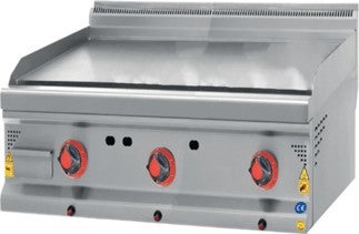 CSA Inox Karacasan Industrial 900 Series Counter Top LPG Cylinder Flat Plate Grill 