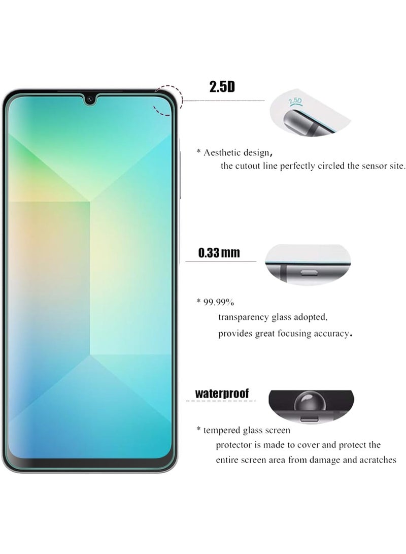Muzz Screen Protector Compatible With Samsung Galaxy M36, 99.99% HD Full Coverage, Round Edge, Scratch Resistant, Bubble Free, 9H Hardness, Premium Quality Tempered Glass, Transparent (Samsung Galaxy M36) - Image 5