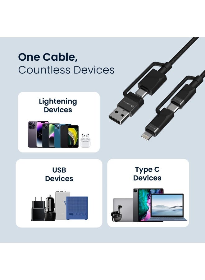Portronics Omni Cord 60W 4 in 1 Cable - Image 3