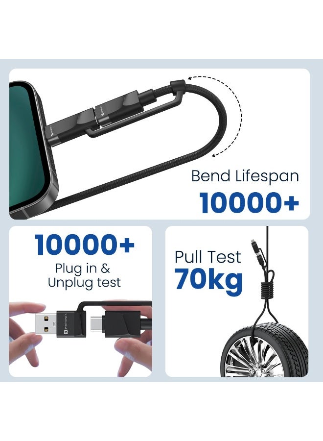 Portronics Omni Cord 60W 4 in 1 Cable - Image 5