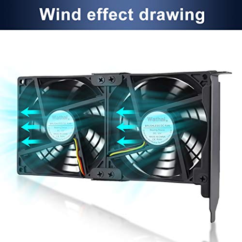 Wathai Graphic Card Pcl Slot Fan 2 x 90mm 92mm for CPU GPU Cooler VGA Cooling - Image 4
