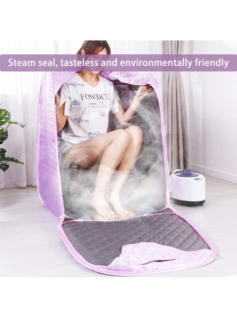 Portable Sauna for Household Use Full-body Sweating Foldable Sauna Tent with Attached Steam Generator