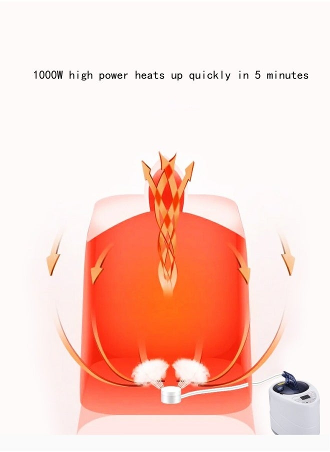 Portable Sauna for Household Use Full-body Sweating Foldable Sauna Tent with Attached Steam Generator