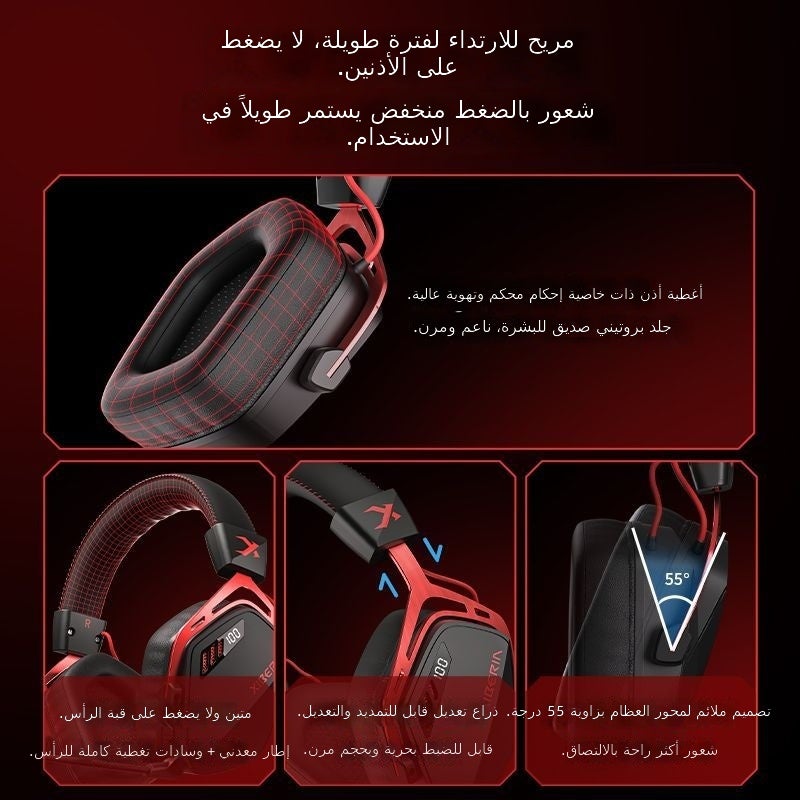 XIBERIA K03S Wireless 7.1 Bluetooth Gaming Headset with Microphone - Over-Ear, 36H Battery, Passive Noise  Reduction - Image 5