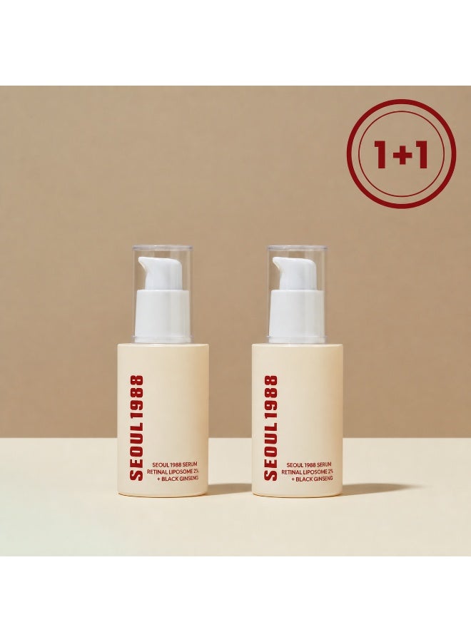 K-SECRET SEOUL 1988 Serum: Retinal Liposome 2% & Black Ginseng for Skin Repair & Radiance - Image 1