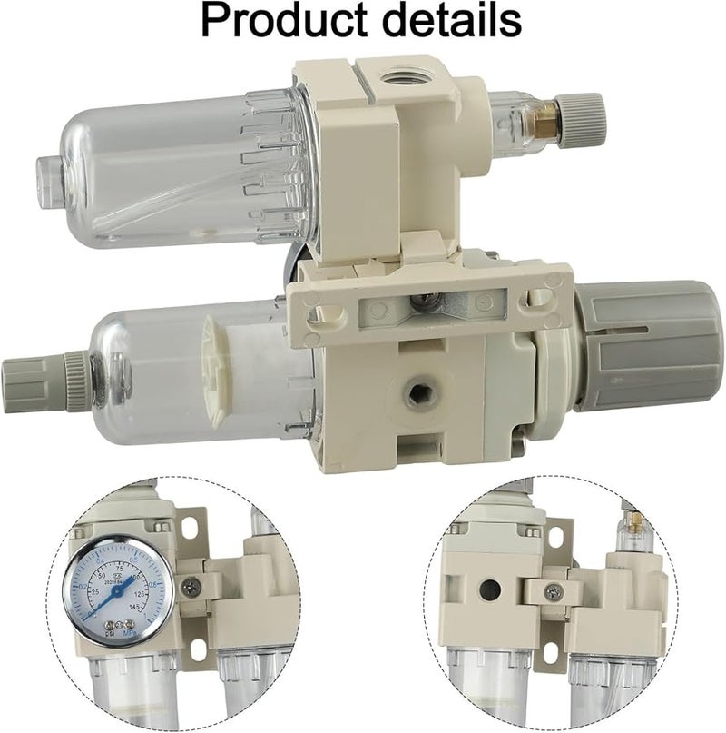 1 4 Inch Compressed Air Filter Water Oil Trap Separator Advanced Filtration System - Image 3