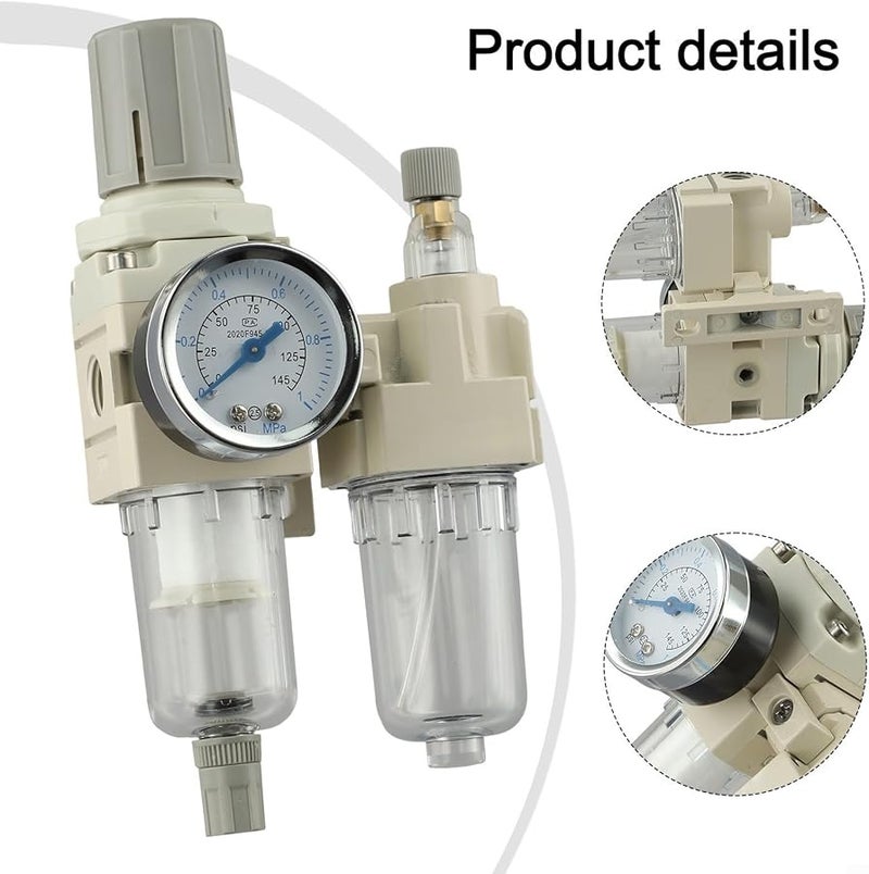 1 4 Inch Compressed Air Filter Water Oil Trap Separator Advanced Filtration System - Image 4