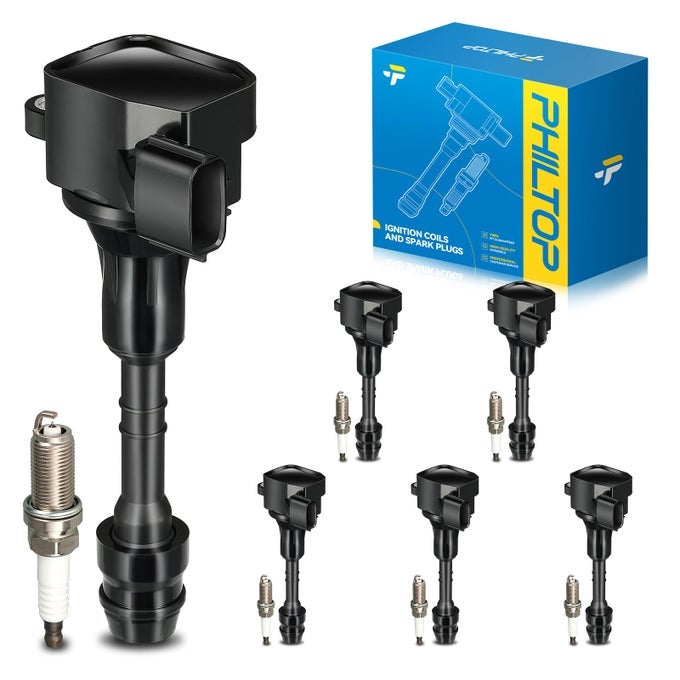 Ignition Coil Pack And Spark Plugs Fits For Nissaninfinitisuzukifor Frontierpathfinderxterramuranomaximaquestaltimanv1500Nv2500Nv3500I35Qx4Equatorset Of 6 Replaces Uf349 4505