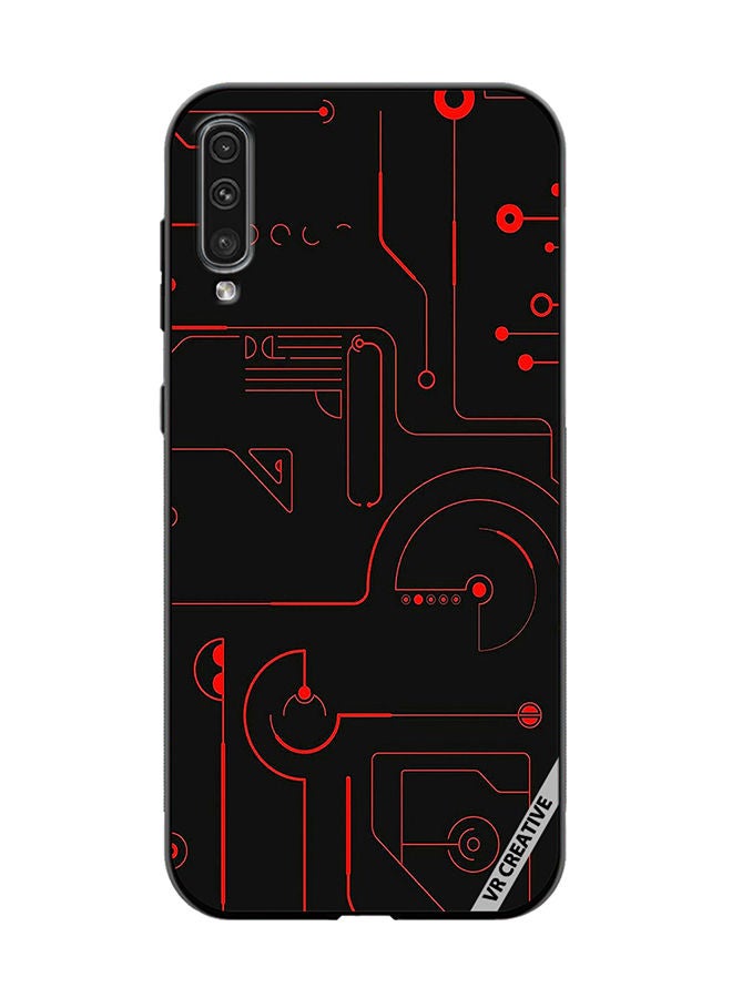 VR CREATIVE Protective Case Cover For Samsung Galaxy A50/A50s Game Circuit Design Multicolour - Image 1