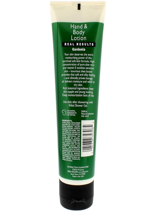 ShiKai - Gardenia Hand & Body Lotion, Plant-Based, Perfect for Daily Use, Rich in Botanical Extracts, Makes Skin Softer & More Hydrated, Mildly Formulated for Dry, Sensitive Skin, Thick Texture (8 oz) - Image 2