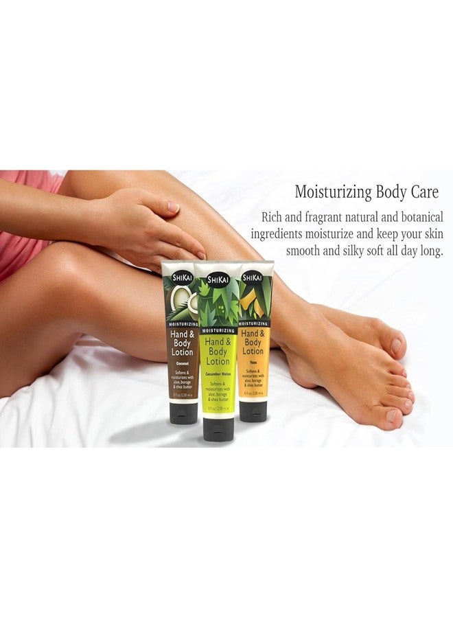 ShiKai - Gardenia Hand & Body Lotion, Plant-Based, Perfect for Daily Use, Rich in Botanical Extracts, Makes Skin Softer & More Hydrated, Mildly Formulated for Dry, Sensitive Skin, Thick Texture (8 oz) - Image 3