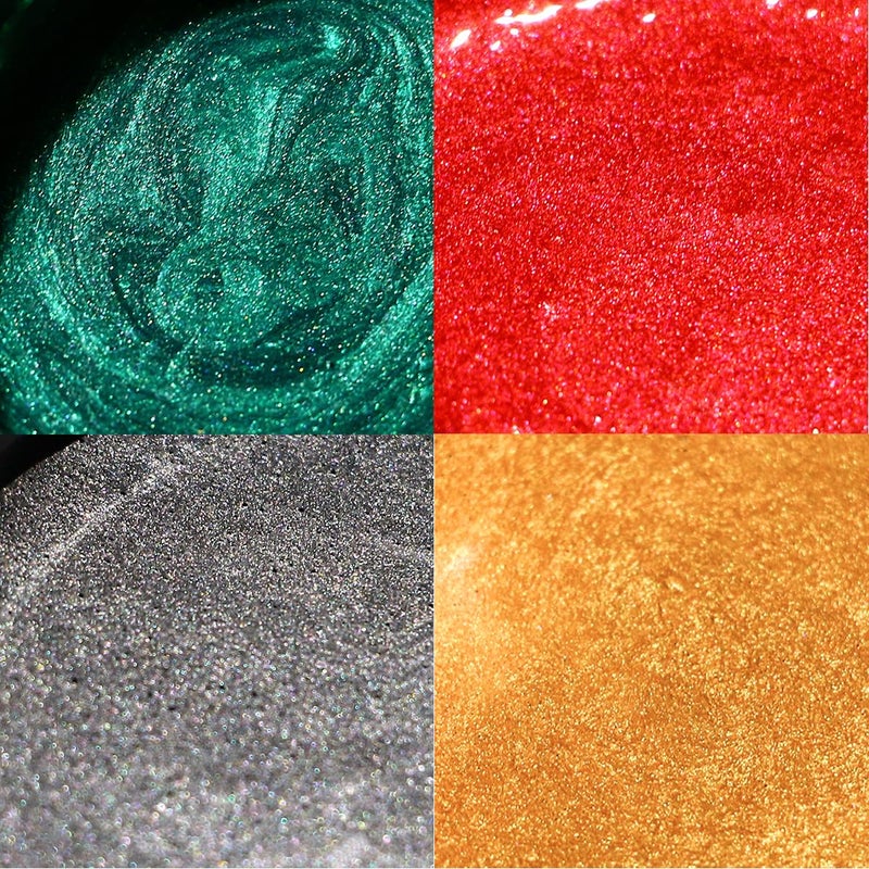 Bowitzki Water Activated Eyeliner Palette Graphic Eye Liner Smudge proof Hydra Liner-4 Colors (Green) - Image 5