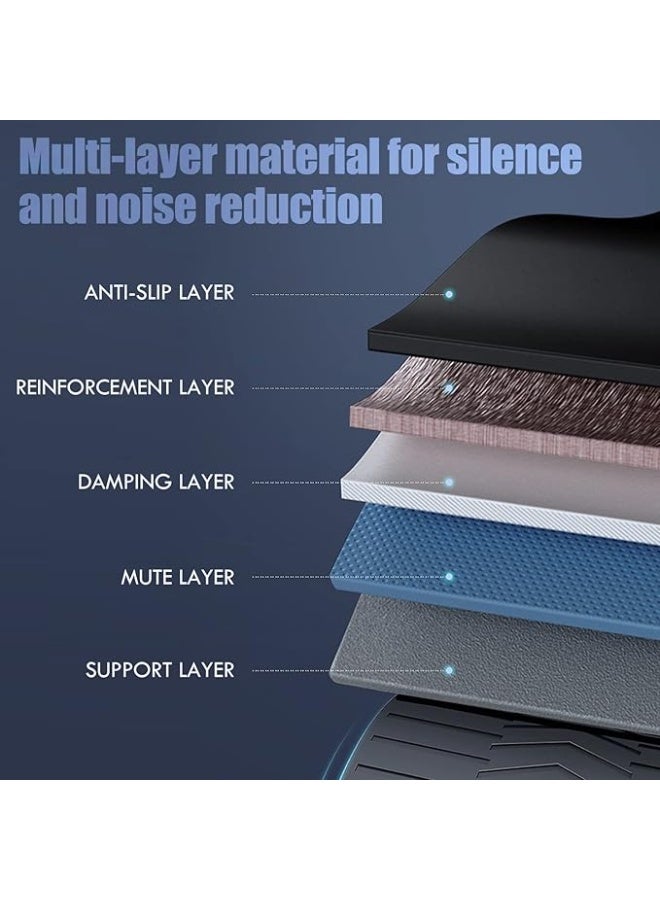 DUNISO عجلة البطن التلقائية للارتداد، عجلة تمارين البطن للياقة البدنية، عجلات الارتداد المنزلية لممارسة البطن، قوية ومتينة، لتمارين البطن - Image 3