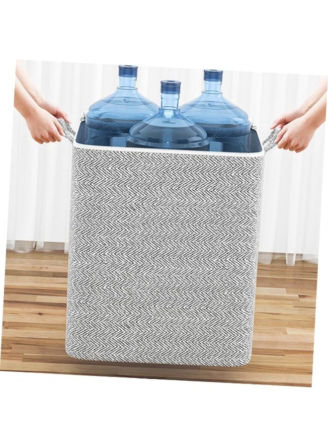 WangPangZi Large Storage Bags, Foldable Under Bed Storage Box, Duvet Storage Cover，Quilt Storage Bag, Large Capacity Foldable Fabric Organizer for Blankets, Pillows and Luggage, Space-saving Travel (35*25*20 cm / 48*44*48 cm / 56*45*56 cm / 61*50*71 cm) - Image 4