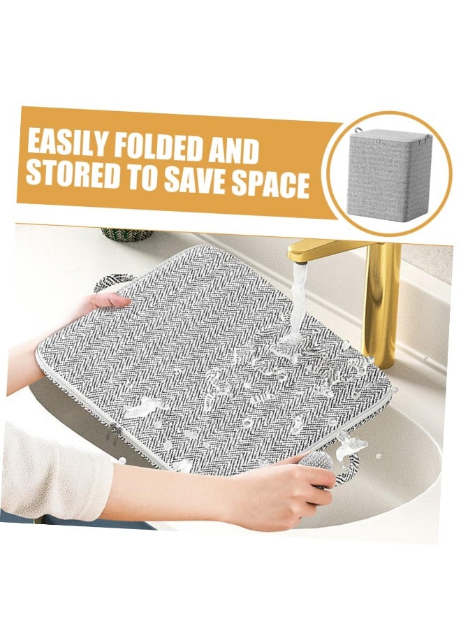 WangPangZi Large Storage Bags, Foldable Under Bed Storage Box, Duvet Storage Cover，Quilt Storage Bag, Large Capacity Foldable Fabric Organizer for Blankets, Pillows and Luggage, Space-saving Travel (35*25*20 cm / 48*44*48 cm / 56*45*56 cm / 61*50*71 cm) - Image 3