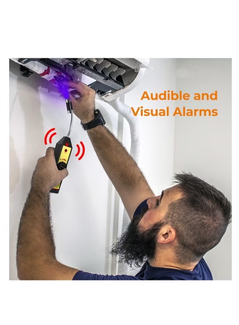 كاشف تسرب الفريون WJL-6000، جهاز اختبار غاز الهالوجين، مبرد تكييف الهواء R22 R410A R134A مع LED، حساسية قابلة للتعديل، لتسرب غاز الهالوجين، كاشف تسرب مبرد مكيف الهواء - Image 4