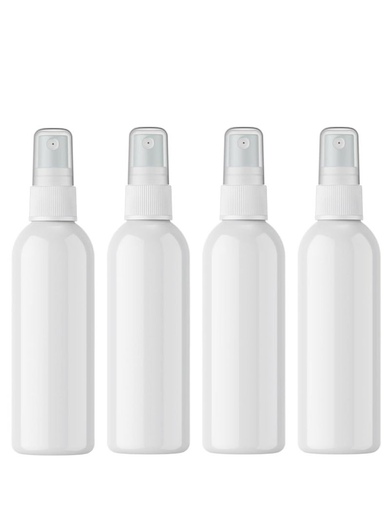 Loquat 4pcs 100ml Fine Mist Spray Bottles - Refillable Clear Travel Bottle Set for Perfume, Cosmetic Essential Oil and More - Image 1