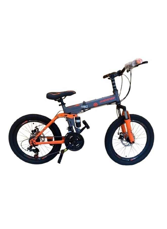 LAND ROVER Mountain Bike || 20 inch || 21 speed Shimano gear || Grey/Orange || For teens 