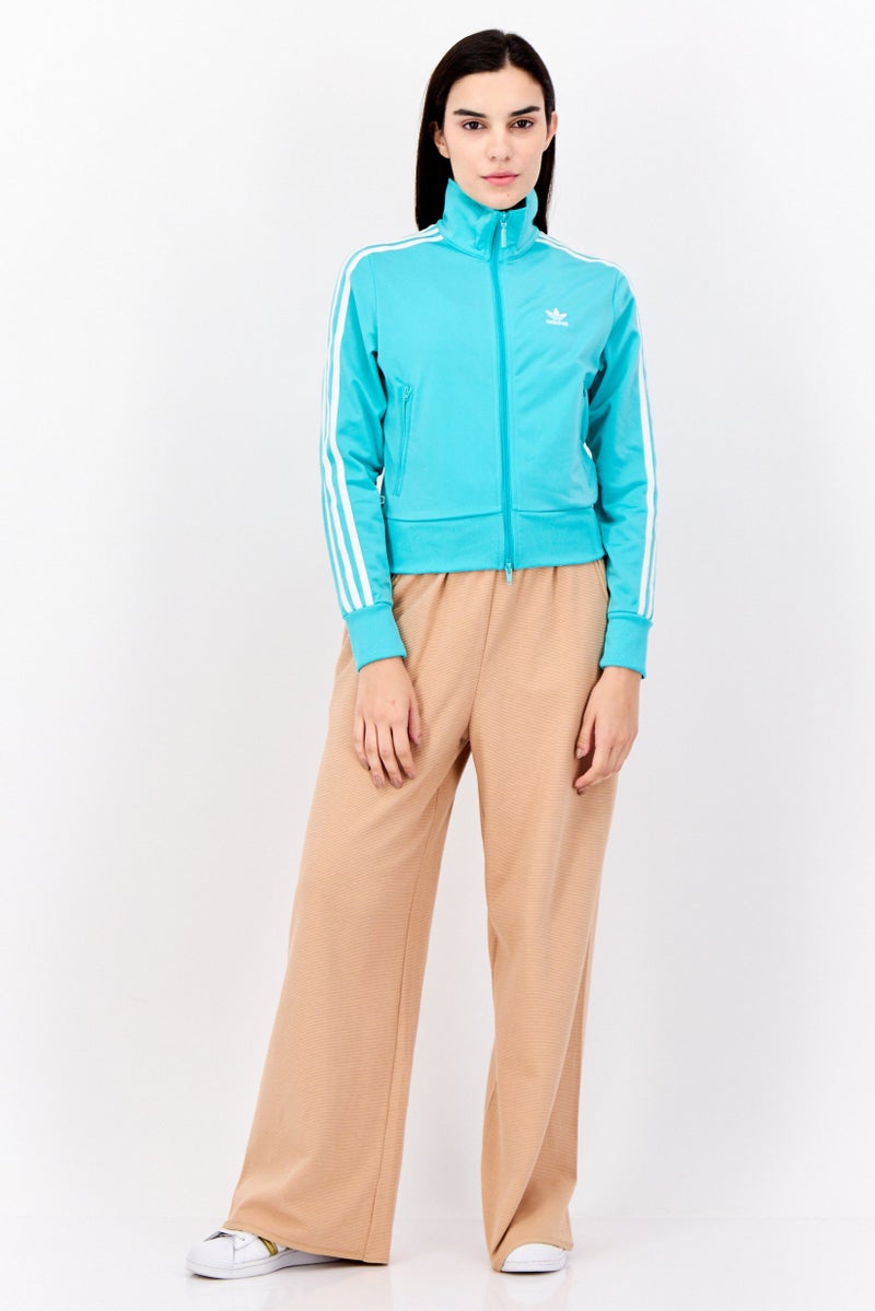 adidas Originals Women Sportswear Fit Outdoor Classics Sweatshirt, Turquoise  - Image 4