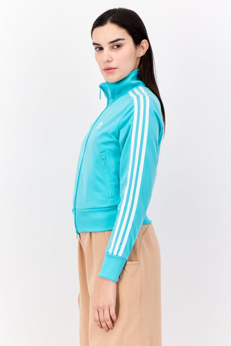 adidas Originals Women Sportswear Fit Outdoor Classics Sweatshirt, Turquoise  - Image 2
