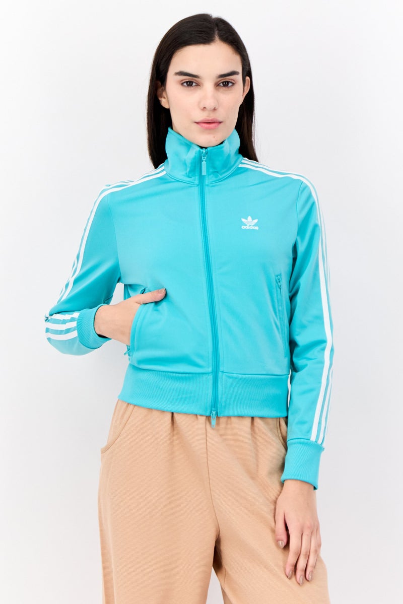 adidas Originals Women Sportswear Fit Outdoor Classics Sweatshirt, Turquoise  - Image 1