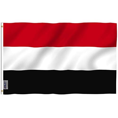 ANLEY Fly Breeze 3x5 Feet Yemen Flag - Vivid Color and Fade proof - Canvas Header and Double Stitched - Republic of Yemen Flags Polyester with Brass Grommets 3 X 5 FT - Image 1