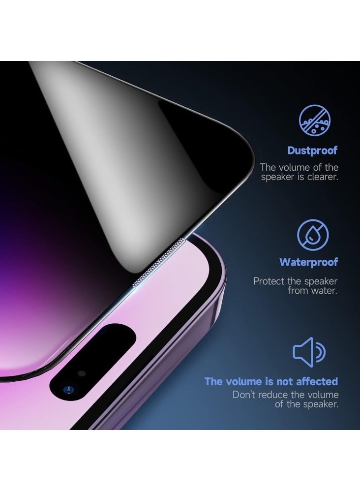 Raxoom Screen Protector for iPhone 16 Plus ,Tempered Glass 9H Case Friendly, HD Clear, Anti- Scratch, Oil Proof, Anti- Fingerprint, (black) - Image 4