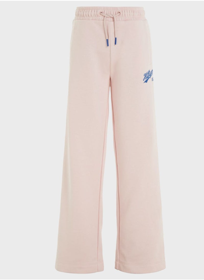 TOMMY HILFIGER Kids Hilfiger Script Sweatpants  - Image 4