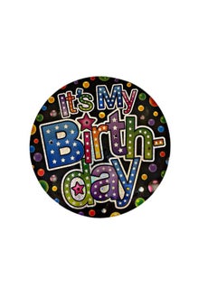 Generic It's My Birthday Sparkle LED Light Button 