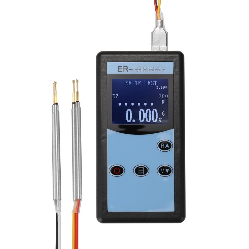Battery Internal Resistance Tester 0.01mΩ~200Ω Wide Measuring Range - Low Resistance Measurement Function Internal Resistance Tester for Lithium Ion Alkaline Button Battery Testing - Image 1