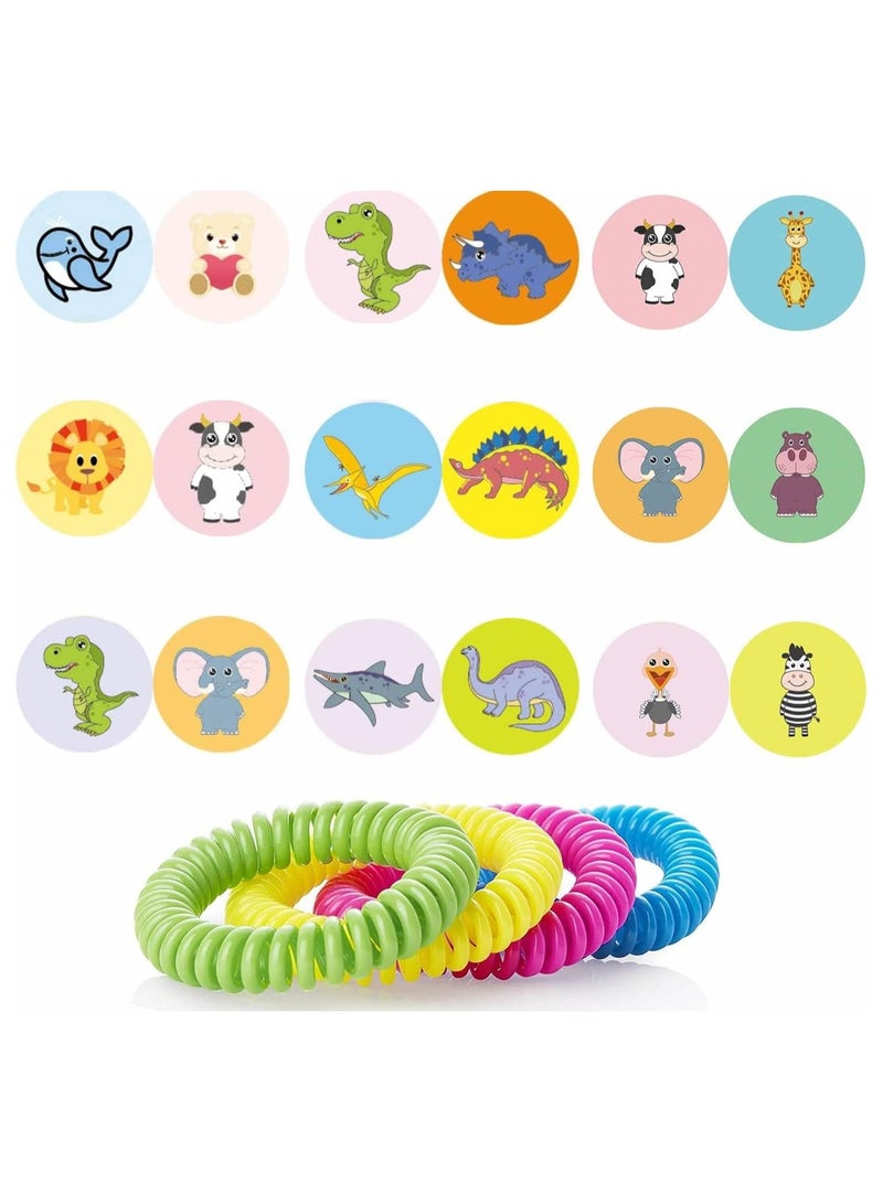 Generic 72 Pack Mosquito Patches Stickers for Kids Adult Outdoor Indoor Travel, Natural Plant Based Ingredients Mosquito Stickers with 4 Pack Mosquito Repellent Bracelets  - Image 1