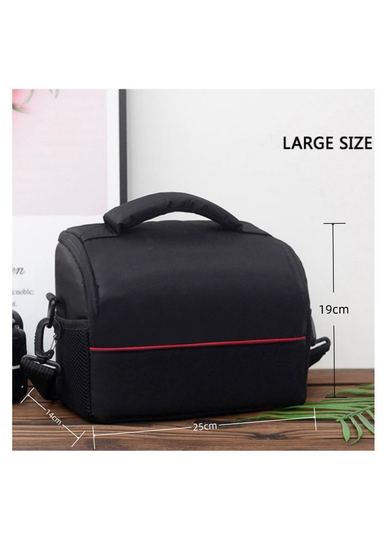 XiuWoo Digital Camera Bag - Multi-Functional Professional Shoulder Crossbody Bag for DSLR Cameras, DVs, Long Zoom Lenses, Fishing Lights, and Instruments - Organized Compartments - 14*19*25cm  - Image 3