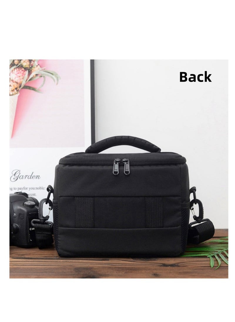 XiuWoo Digital Camera Bag - Multi-Functional Professional Shoulder Crossbody Bag for DSLR Cameras, DVs, Long Zoom Lenses, Fishing Lights, and Instruments - Organized Compartments - 14*19*25cm  - Image 5