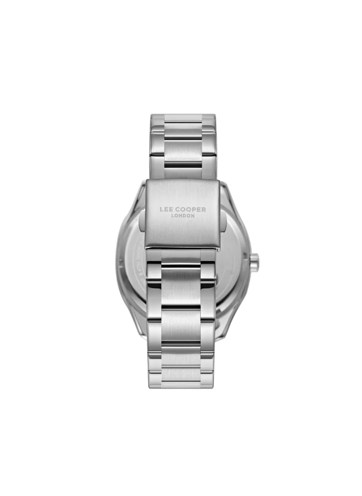 Lee Cooper LEE COOPER LC08007.350 Men's Analog Display Watch & Metal Strap Silver