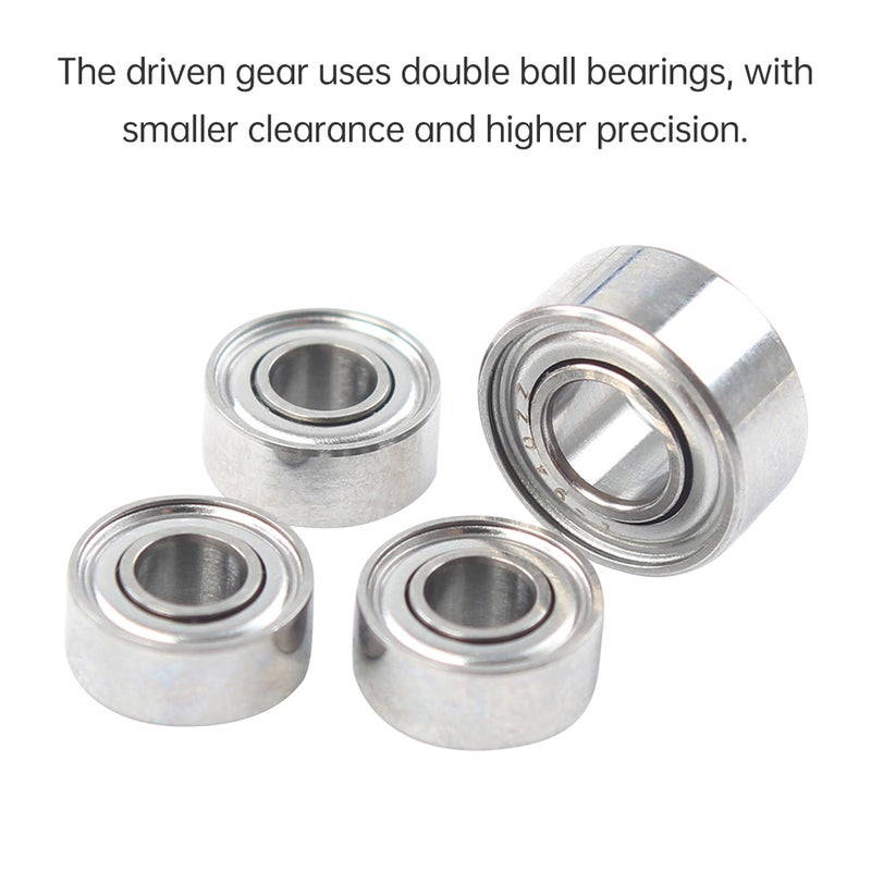 Hardened steel Integrated Shaf Gear Set for Sprite Extruder Wear-resistant and Corrosion-resistant Nano-coating Surface High Temperature Resistance Filament Feeding Extruder Gear Kit Compatible with - Image 5