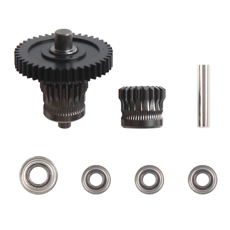 Hardened steel Integrated Shaf Gear Set for Sprite Extruder Wear-resistant and Corrosion-resistant Nano-coating Surface High Temperature Resistance Filament Feeding Extruder Gear Kit Compatible with - Image 1