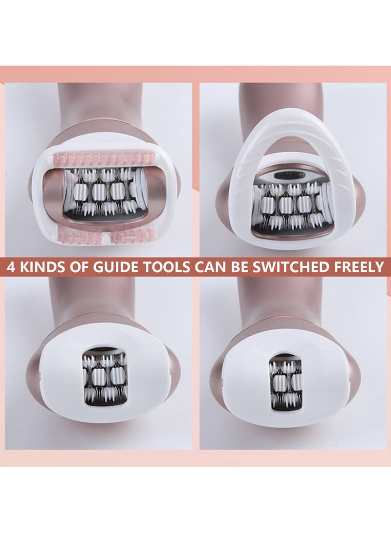 Captaintech Epilator for Women, Cordless Ladies Electric Epilator, 2-in-1 Women's Epilator Set with Epilator and Shaver, IPX6 Waterproof Beauty Epilator for Facial, Body, Limbs, Private Parts - Image 4