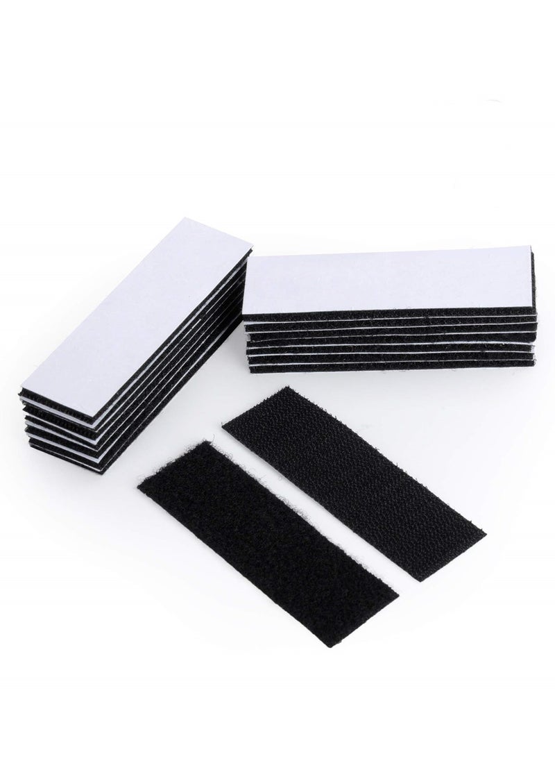 Generic Heavy Duty Mounting Tape Double-Side Reclosable Hook Loop Strips Tape Sticky Fastener Waterproof Indoor Outdoor Use for Holds Picture Frame and Tools  - Image 1
