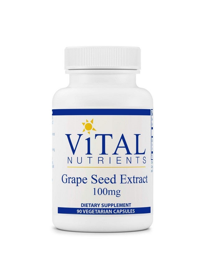 Vital Nutrients Grape Seed Extract Potent Antioxidant And Support For Vein Health 90 Vegetarian Capsules Per Bottle 100 Mg - Image 2