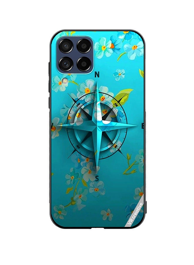 VR CREATIVE Protective Case Cover For Samsung Galaxy M53 Compass Design Multicolour - Image 1