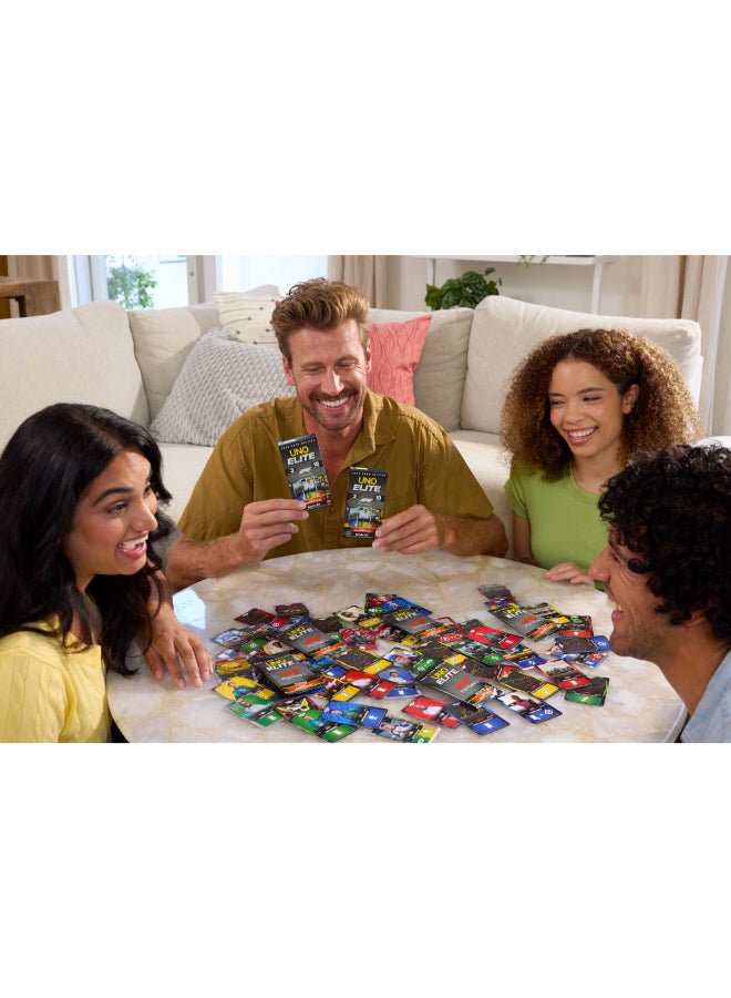 Mattel Games UNO Elite Formula 1 Booster Set 2 Pack with 60 Elite Action Cards, 2025 Core Edition - Image 2