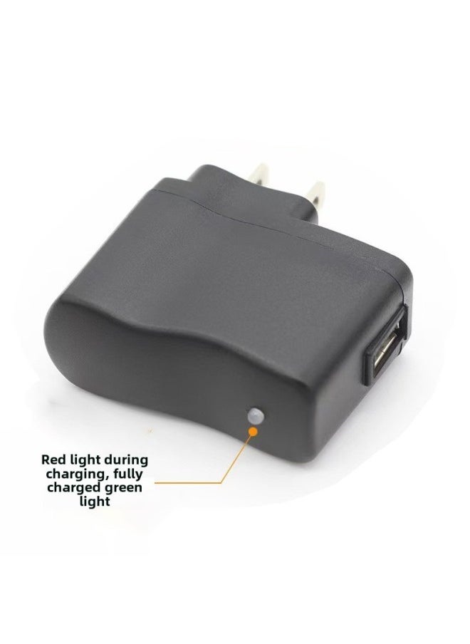 Generic - USB Intelligent Variable Lamp Charging Head 5v1a Charger 500 MA US Regulations Old Man Machine Fast Charging Head Power Adapter-Color:5v/500ma-us Standard-rechargeable Red Light/full Power Green Light - Image 1