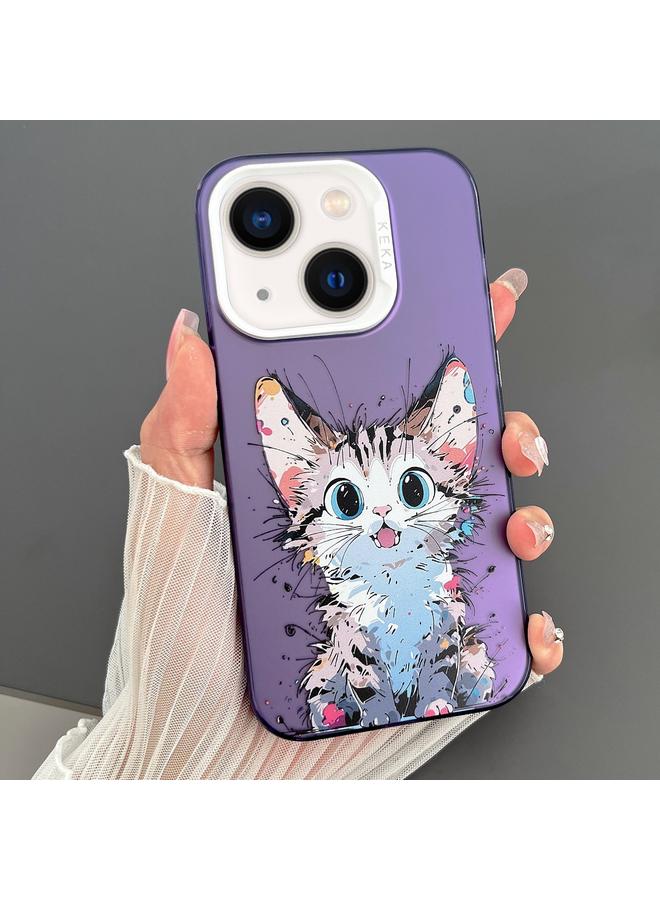 Zaboon Case For iPhone 13 Dual-sided IMD Animal Graffiti TPU + PC Phone Case - Image 1